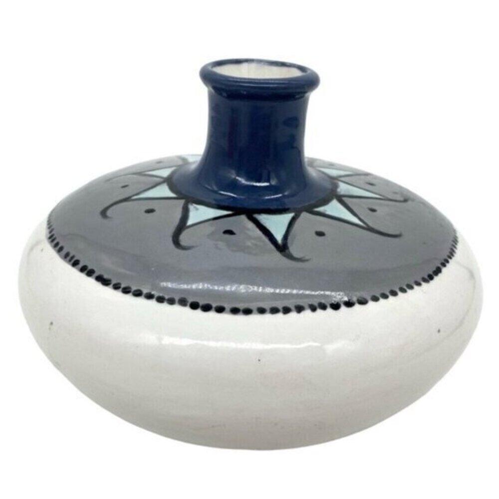 Studio Art Pottery Vase Southwestern Geometric Design